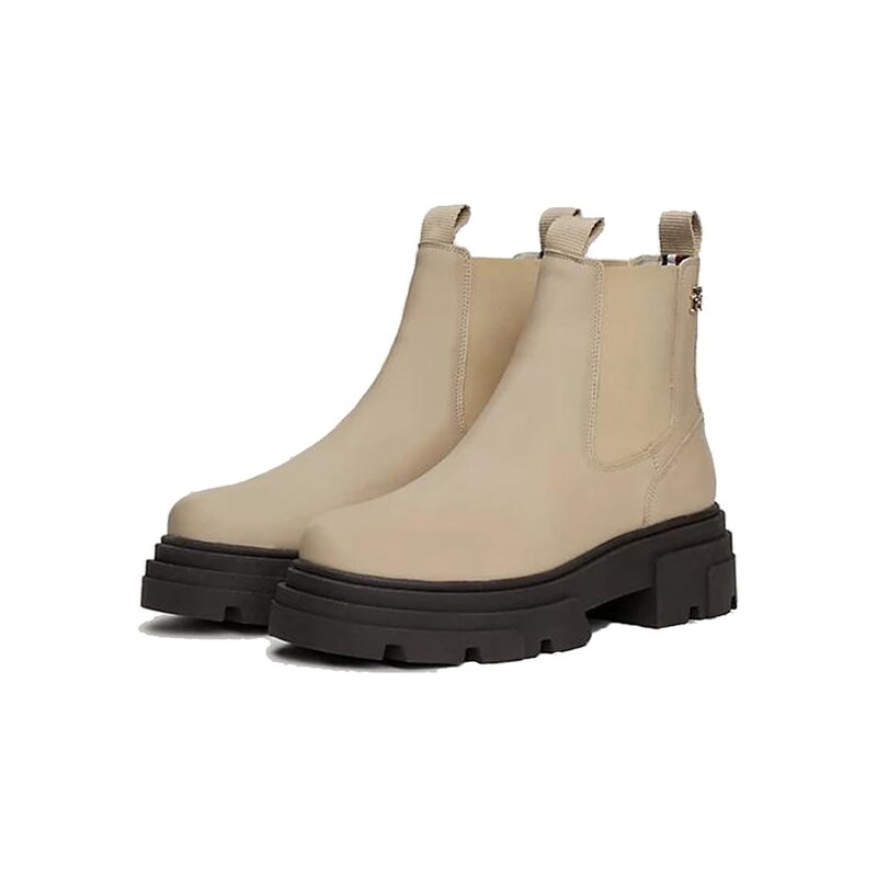 Kozačky Tommy Hilfiger Shoes Beige 495329