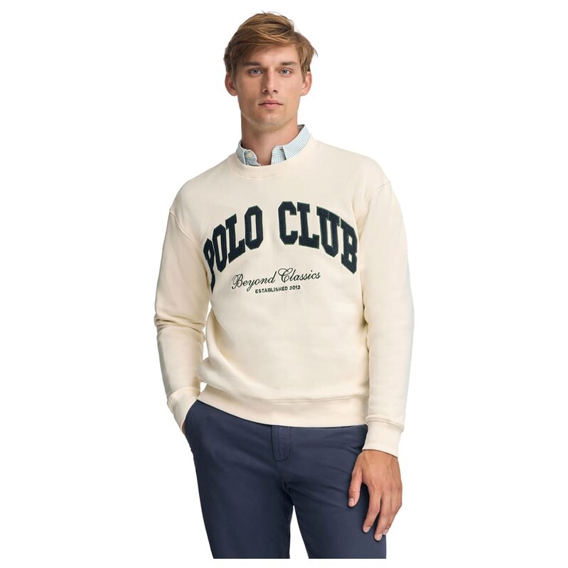 Mikina Polo Club Creme 1415487