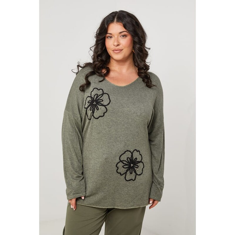 Curvy Lady Khaki 955064