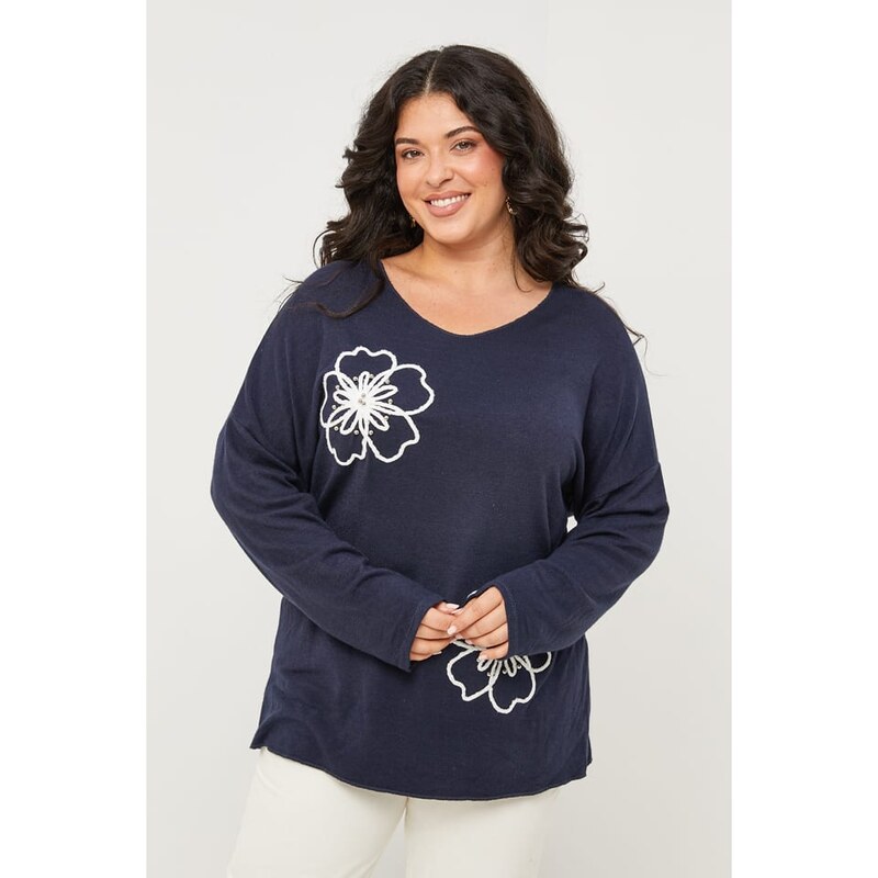 Curvy Lady Dunkelblau 7983506 115293439