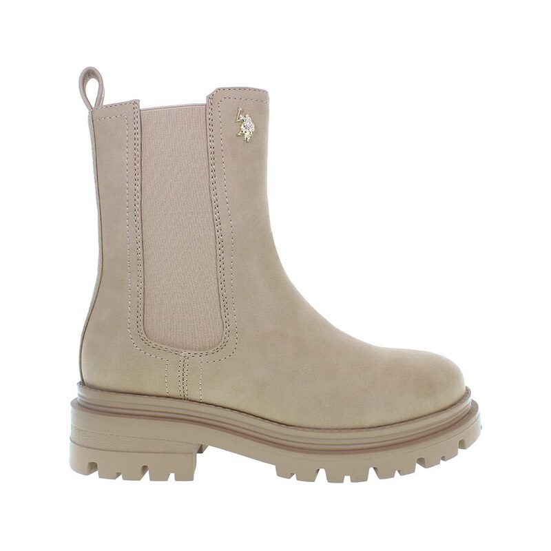 Kozačky U.S. Polo Assn. Beige 8024176