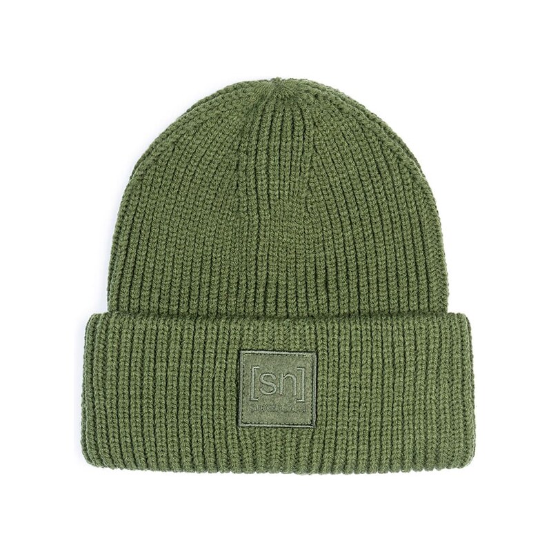 Zimní čepice super.natural Khaki 363625 115294001