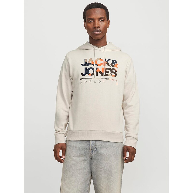 Mikina Jack & Jones Creme 1817213