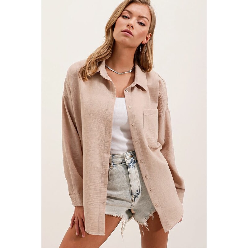 Košile Bigdart Beige 5292549