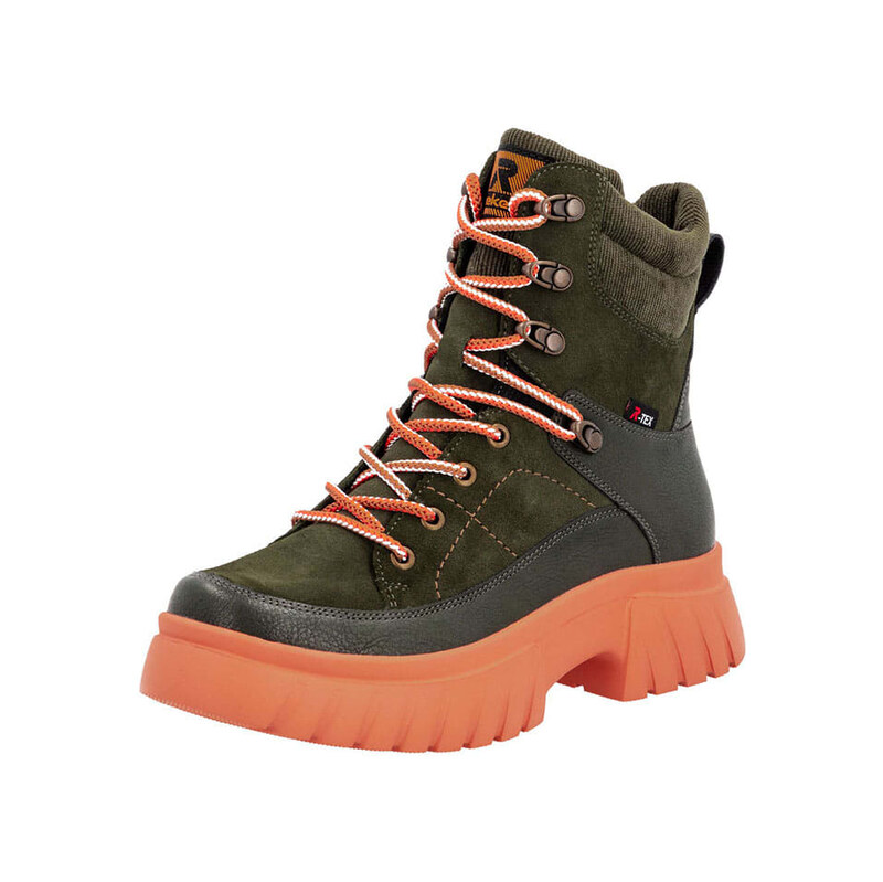 Boty rieker Khaki/ Schwarz 8954244 115295354