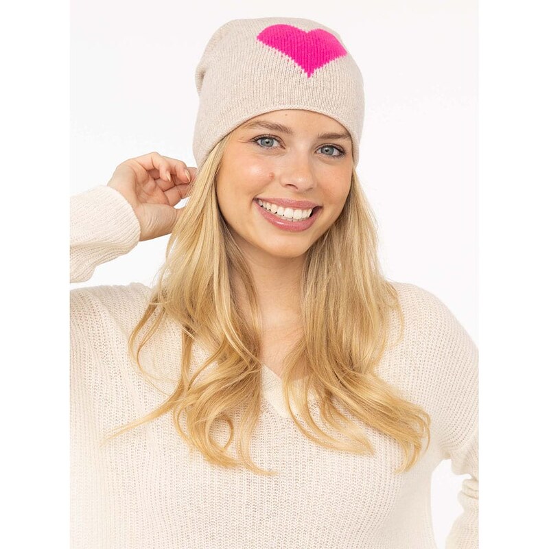 Čepice Zwillingsherz Beige/ Pink 8705692 115295440