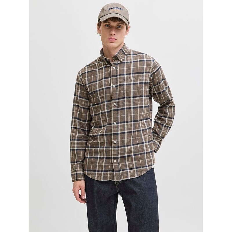Košile Jack & Jones Khaki 6871690