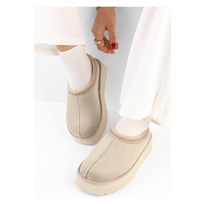 Boty trendyol Creme 707367