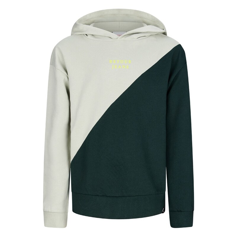 Dětská mikina Retour Creme/ Grün 2879257