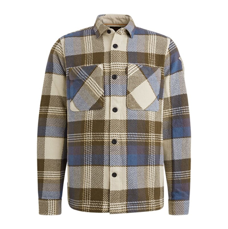 Košile PME Legend Khaki/ Blau/ Creme 7104307