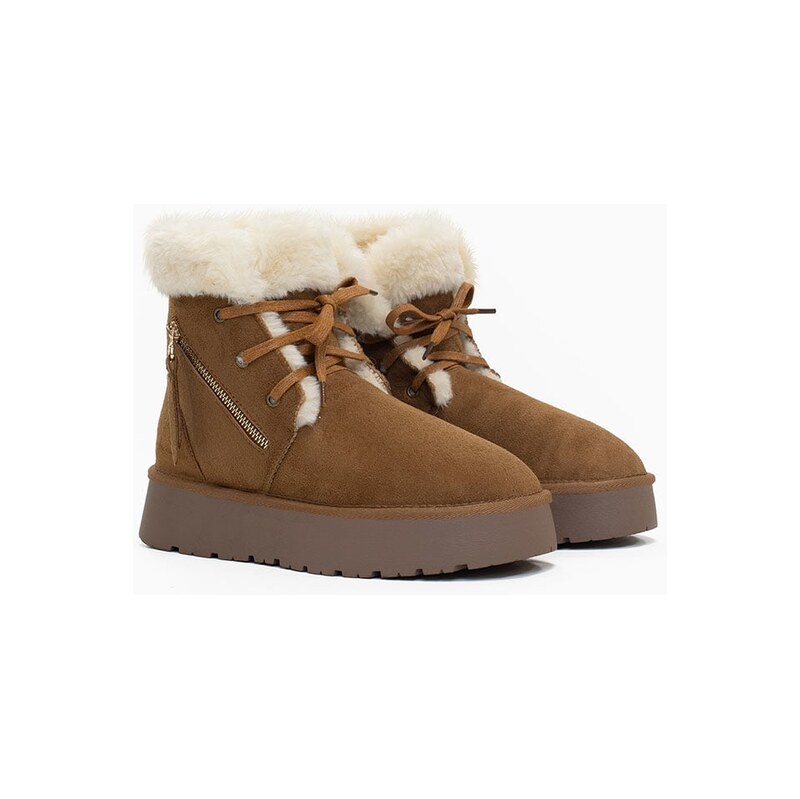 Boty ISLAND BOOT Braun 5822346