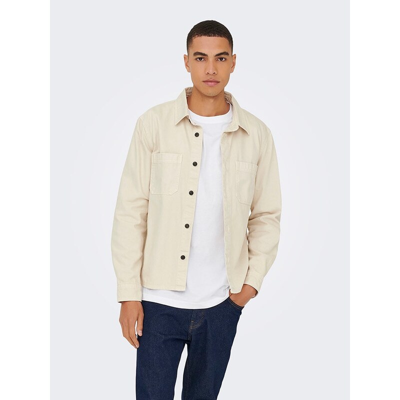 Košile ONLY & SONS Beige 6629701