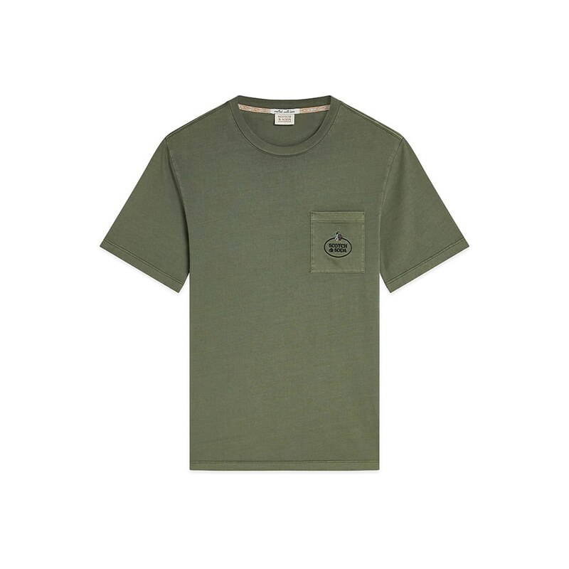 Tričko Scotch & Soda Khaki 780655