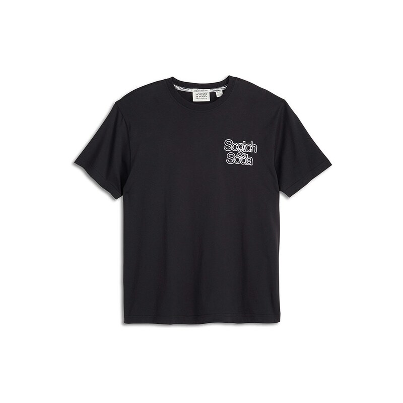 Tričko Scotch & Soda Schwarz 4648315