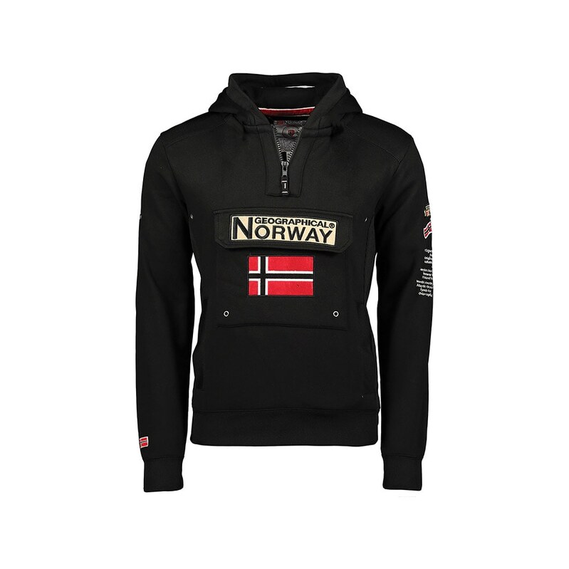Dětská mikina Geographical Norway Schwarz 6799588