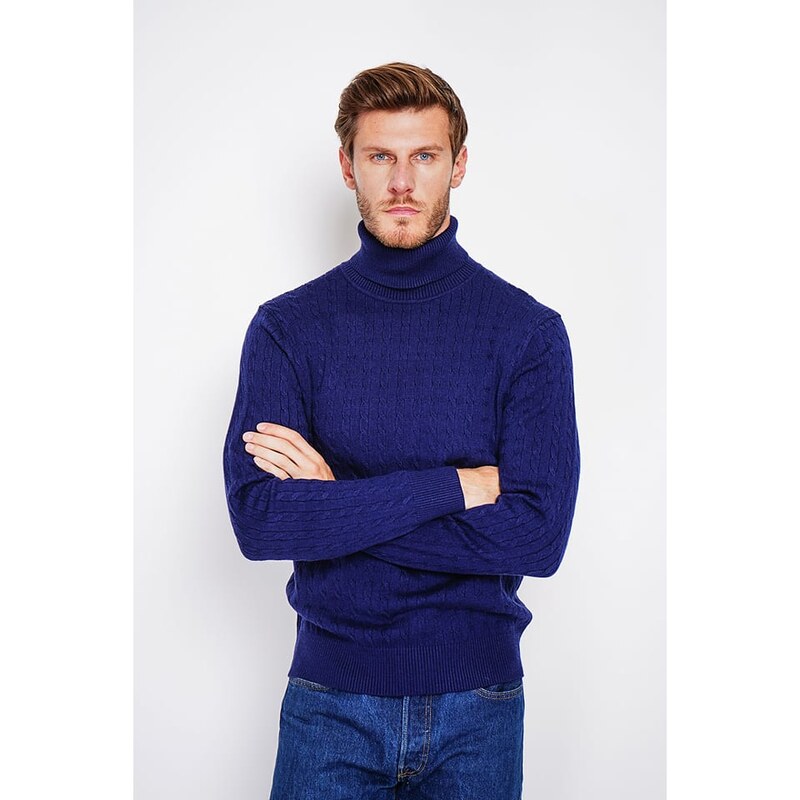 Svetr William de Faye Blau 3624337