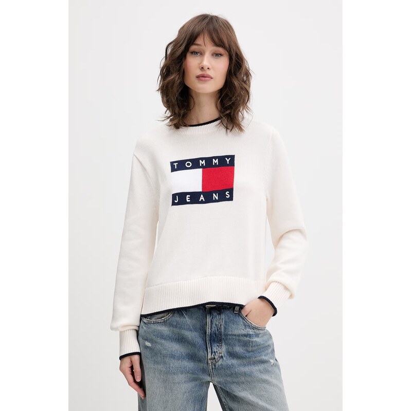 Tommy Jeans svetr dámský bavlněný