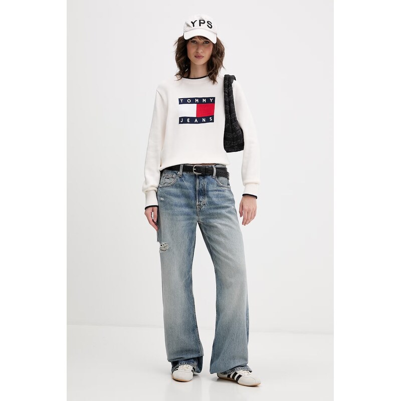 Tommy Jeans svetr dámský bavlněný