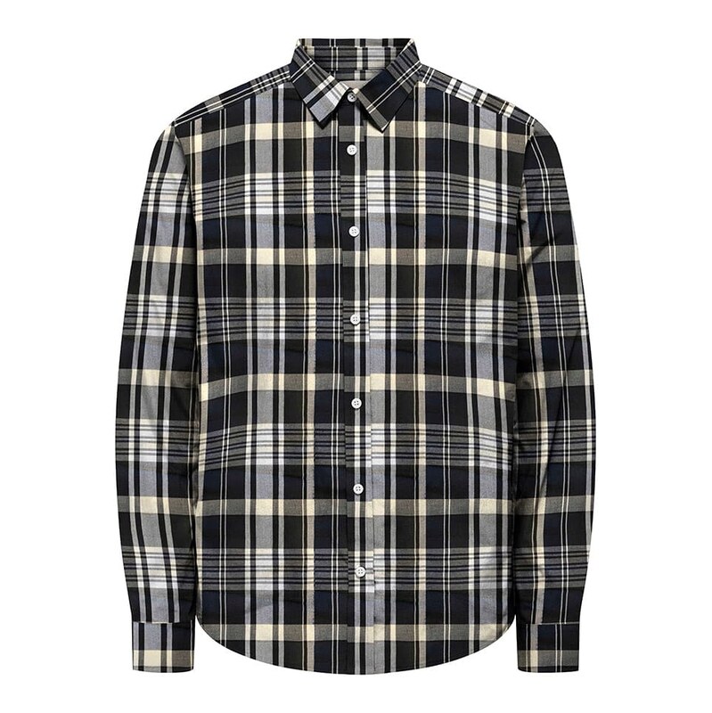 Košile ONLY & SONS Schwarz/ Weiß 8144472