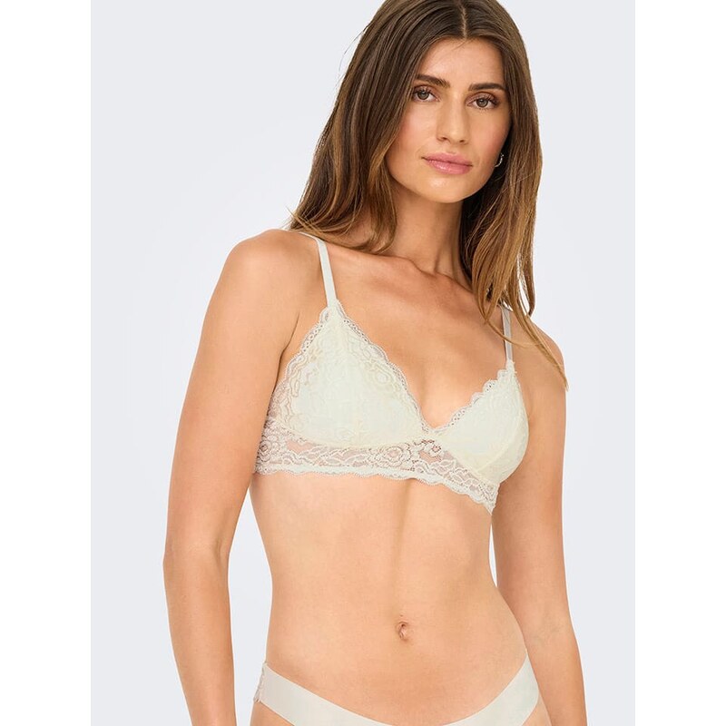 Sportovní podprsenka ONLY Creme 4918270 115299107
