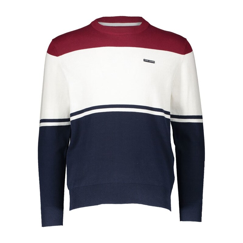 Svetr Pepe Jeans Dunkelblau/ Bordeaux/ Weiß 8682382