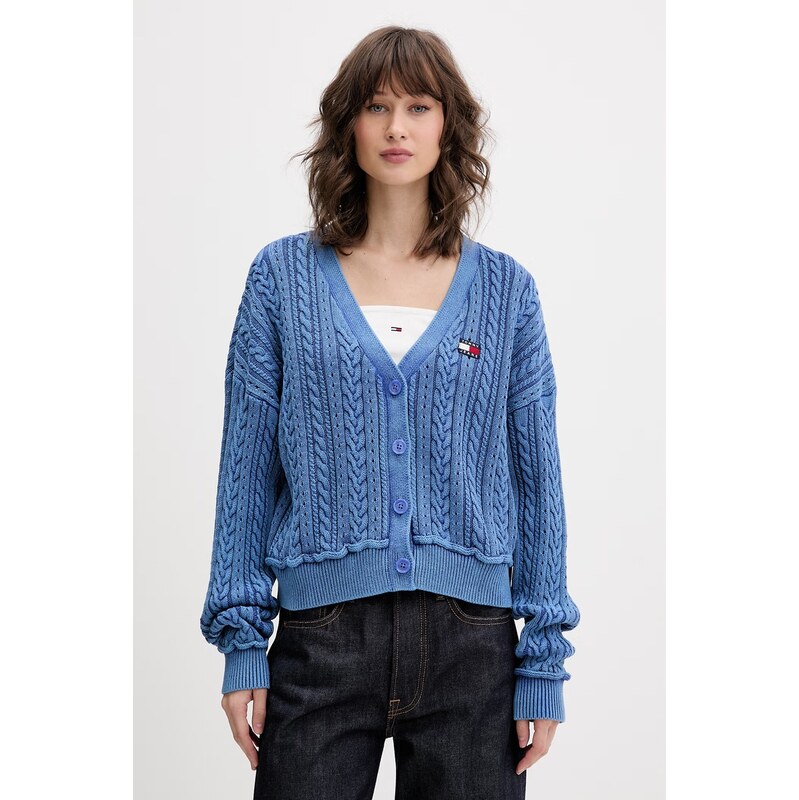 Tommy Jeans kardigan dámský bavlněný