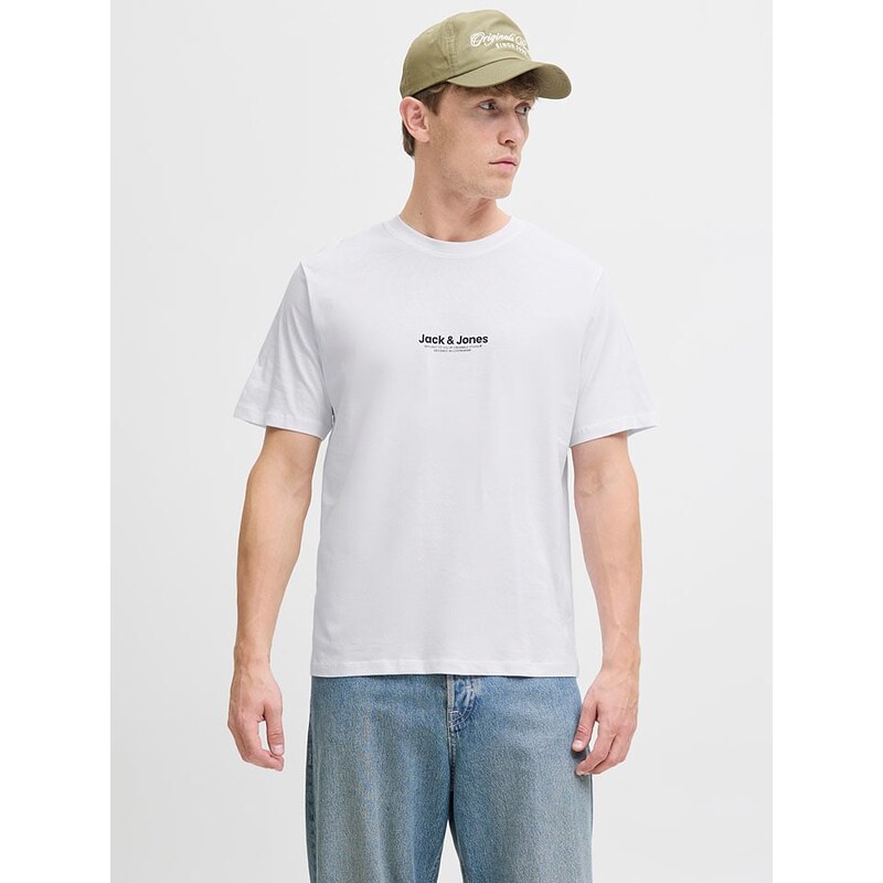 Tričko Jack & Jones Weiß 4819729