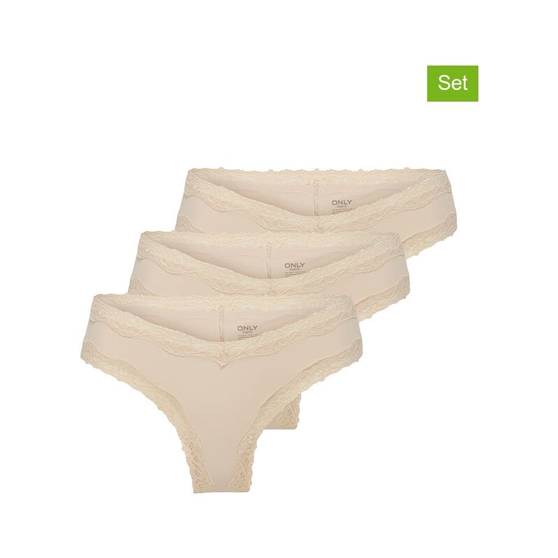 Kalhotky ONLY Beige 3906249 115301116