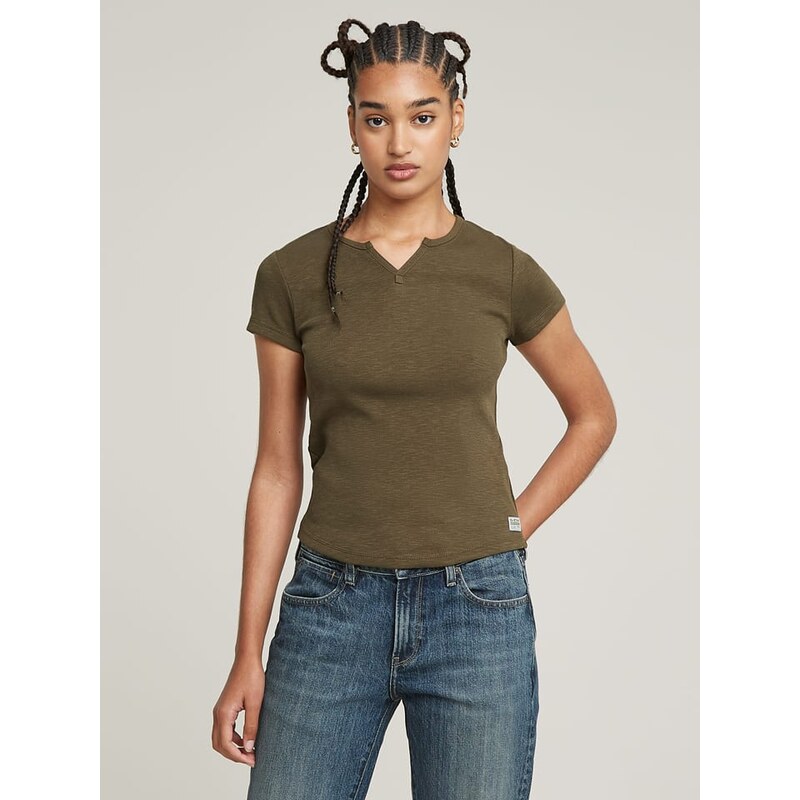Tričko G-Star Khaki 8396571 115301324