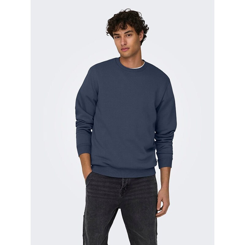 Mikina ONLY & SONS Dunkelblau 6117052
