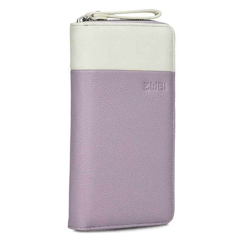Peněženka Zwei Lila/ Weiß - (B)11 x (H)20 x (T)3 cm 109283 115301932