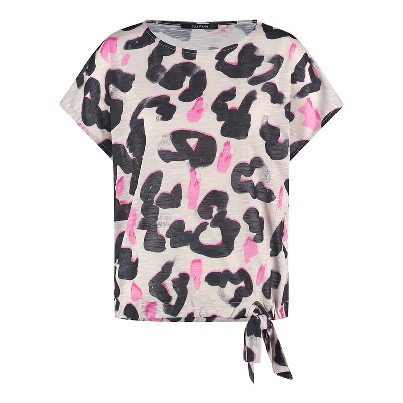 Tričko TAIFUN Beige/ Rosa/ Schwarz 5464700 115303236