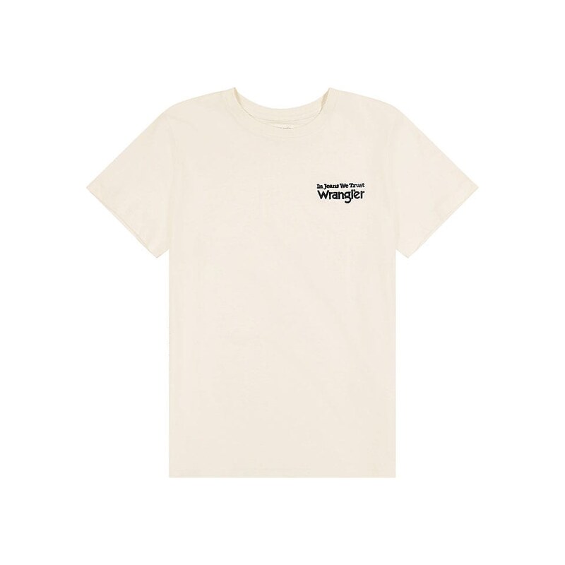 Tričko Wrangler Creme 2735250 115304367