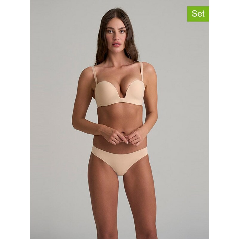 Kalhotky Bye Bra Beige/ Schwarz 1282732