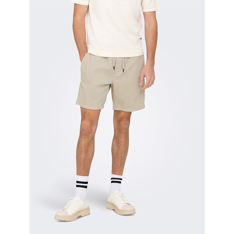 Kraťasy ONLY & SONS Beige 9233257
