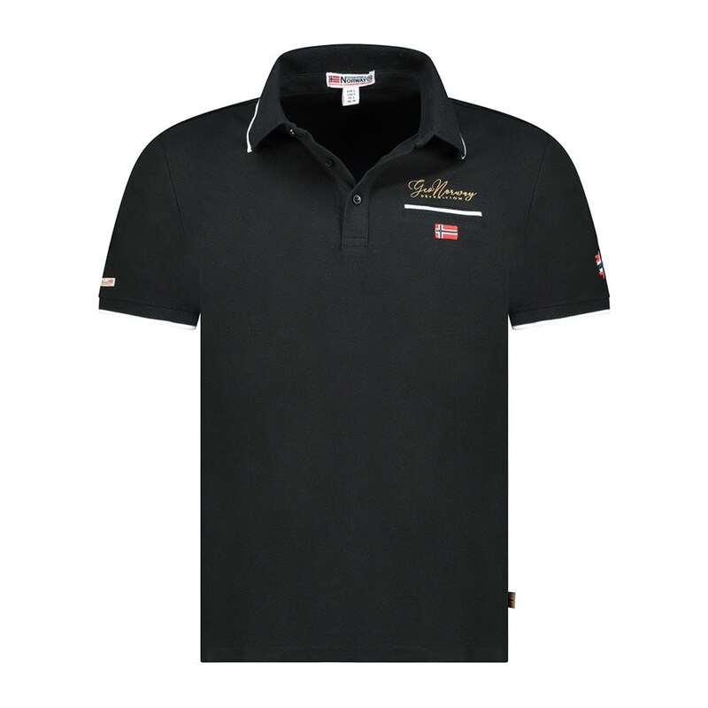 Tričko Geographical Norway Schwarz 286452