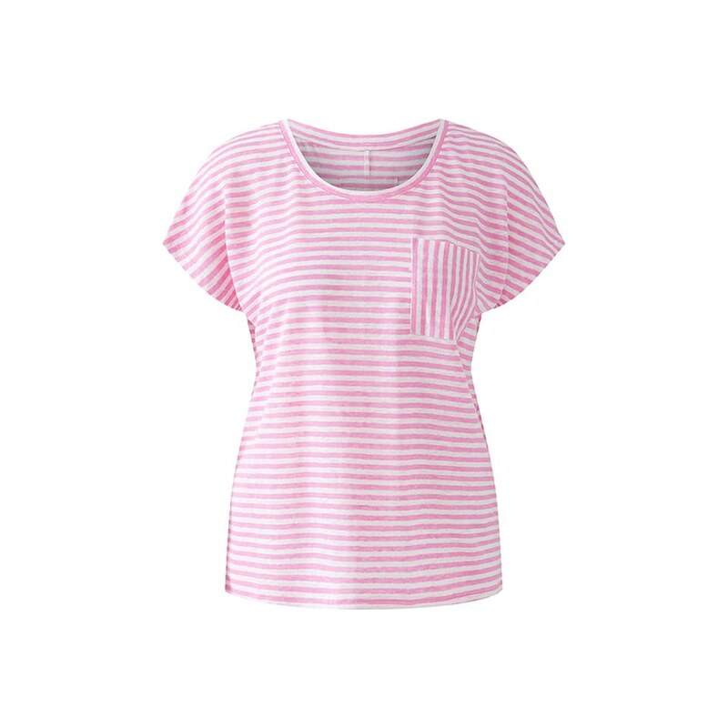 Tričko Oui Rosa/ Weiß 125585 115308140