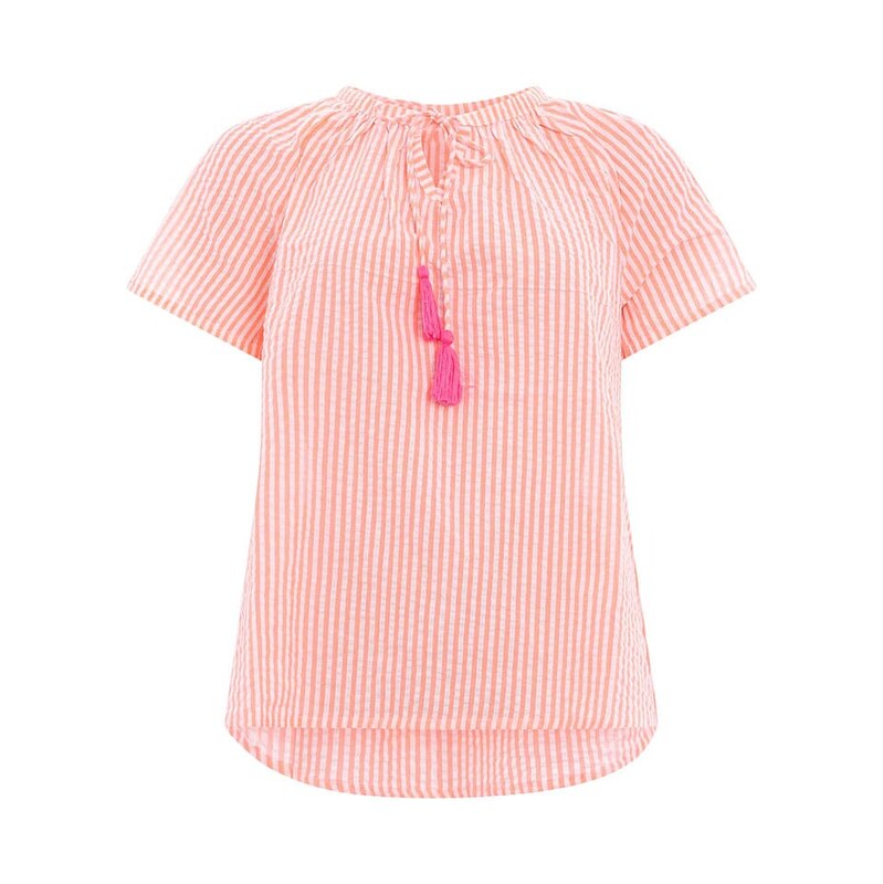 Zwillingsherz Orange/ Weiß/ Pink 7547522