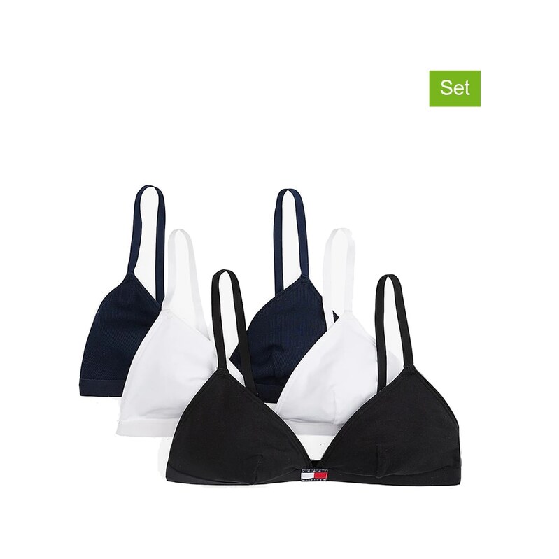 Podprsenka Tommy Hilfiger Dunkelblau/ Weiß/ Schwarz 235375 115308786