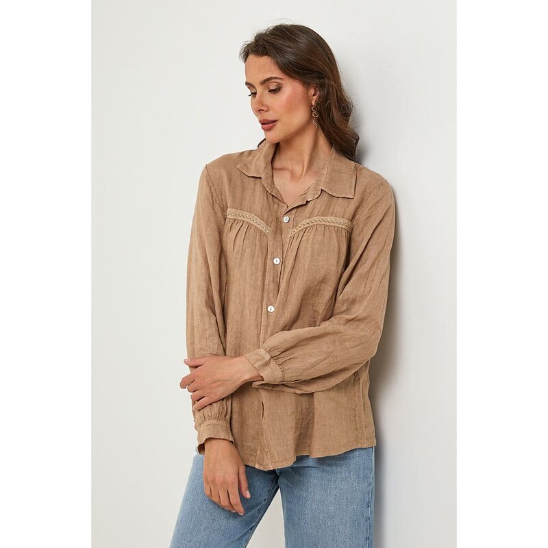 Košile Lin Passion Beige 2852830 115308869