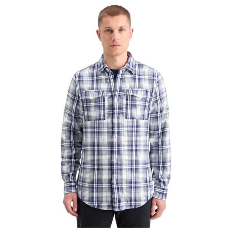 Košile Scotch & Soda Dunkelblau/ Weiß 204132