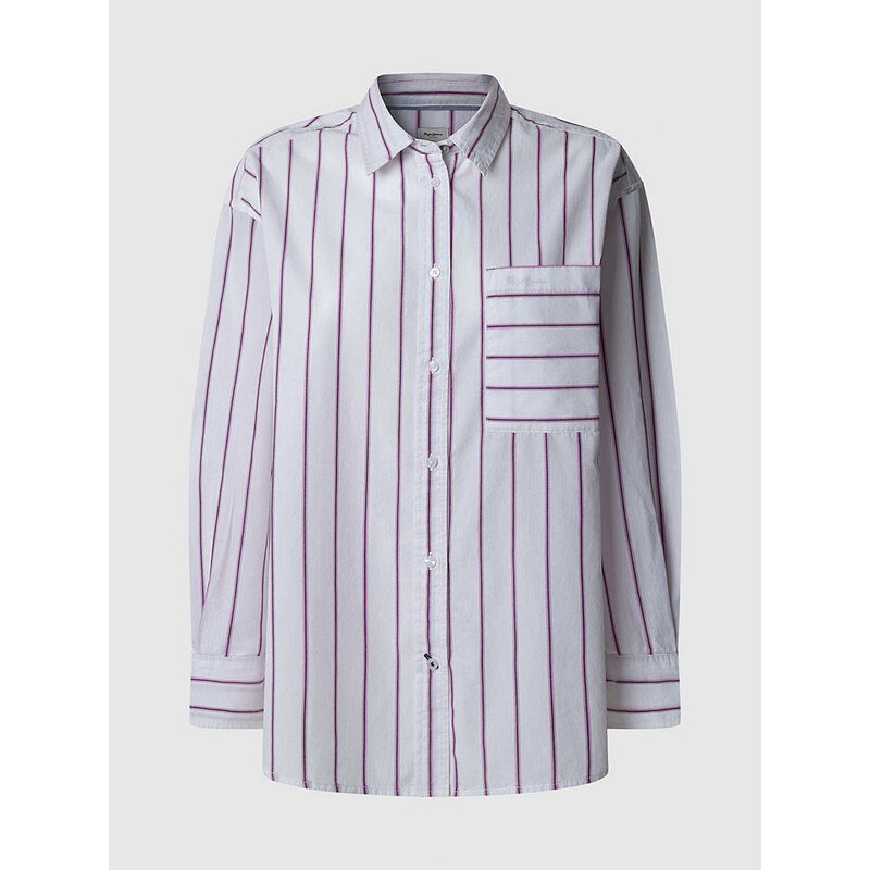 Košile Pepe Jeans Weiß/ Rosa/ Schwarz 258652