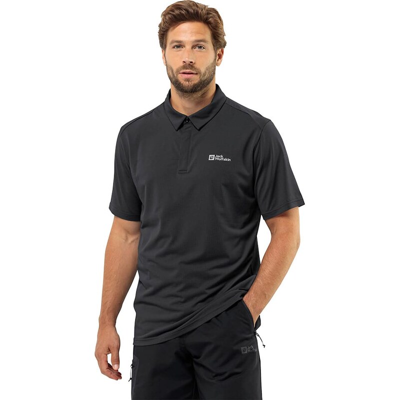 Tričko Jack Wolfskin Schwarz 6401598