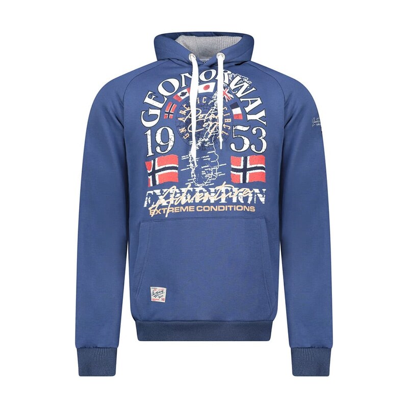 Mikina Geographical Norway Blau 7350657