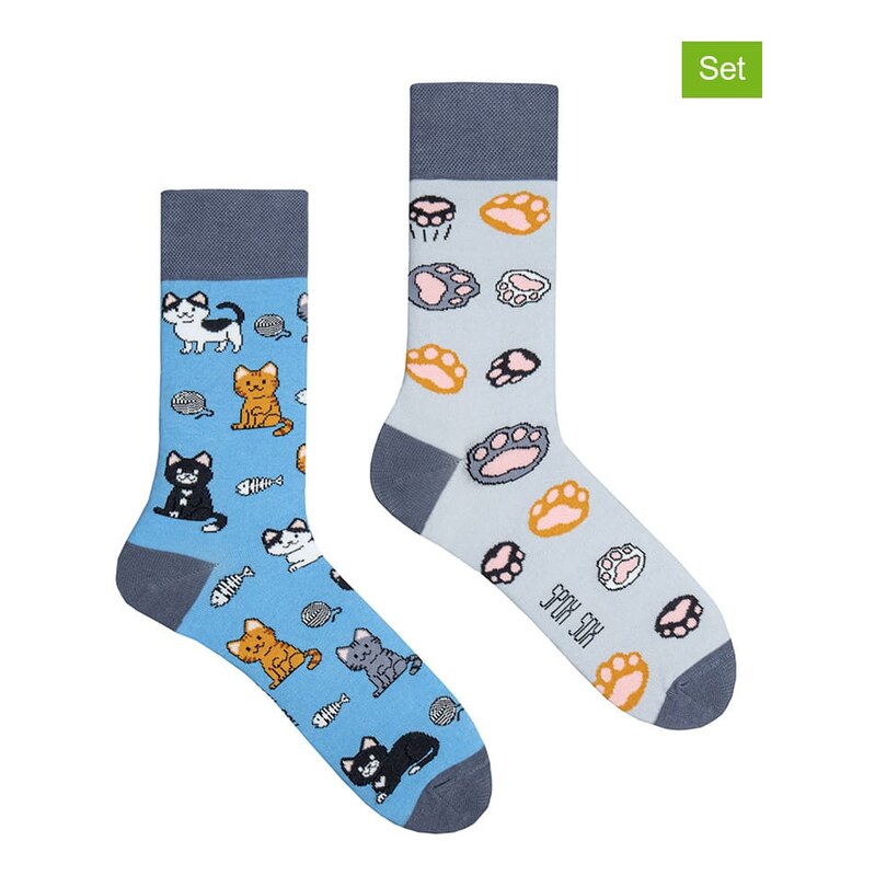 Ponožky Spox Sox Blau/ Hellbraun 344714 115311783