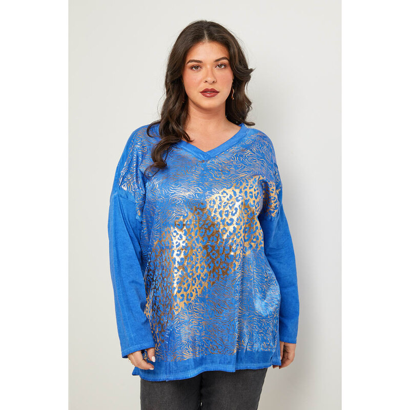Curvy Lady Blau/ Gold 2588426 115311923
