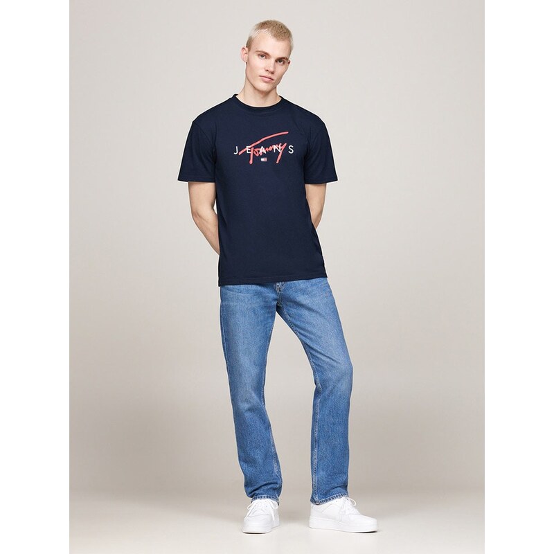 Tričko TOMMY JEANS Dunkelblau 8725964