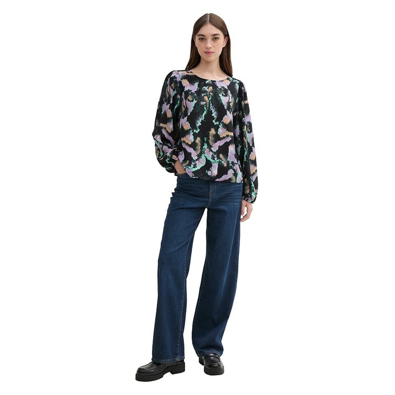 TOM TAILOR Denim Schwarz/ Bunt 993035 115313650