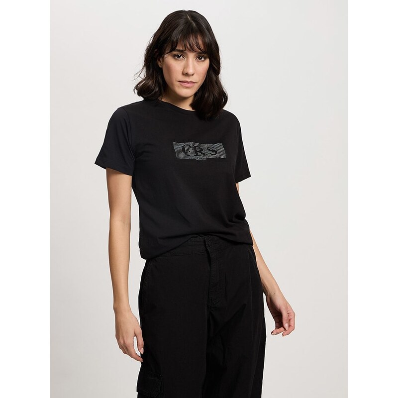 Tričko Cross Jeans Schwarz 9268524 115314121