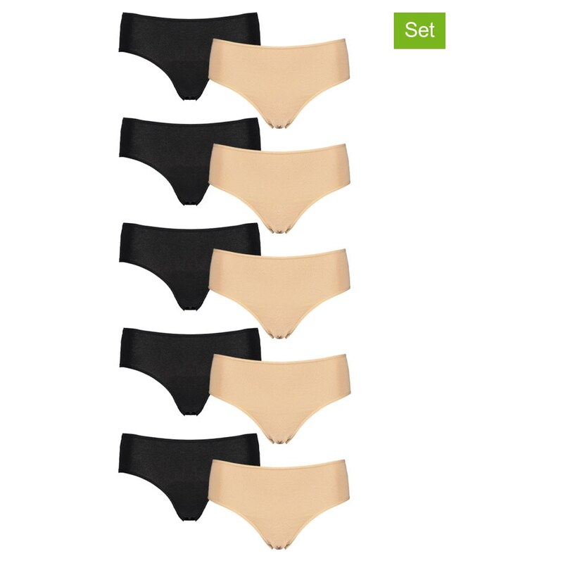 Kalhotky PETITE FLEUR Schwarz/ Beige 8177528 115314167